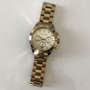 Michael Kors Gold Chronograph Watch